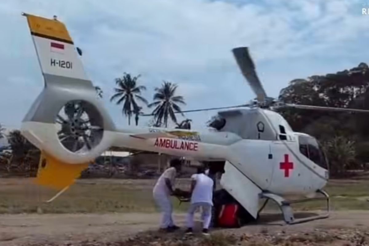 Pemerintah Mulai Uji Coba Ambulans Udara untuk Wilayah Sulit Dijangkau