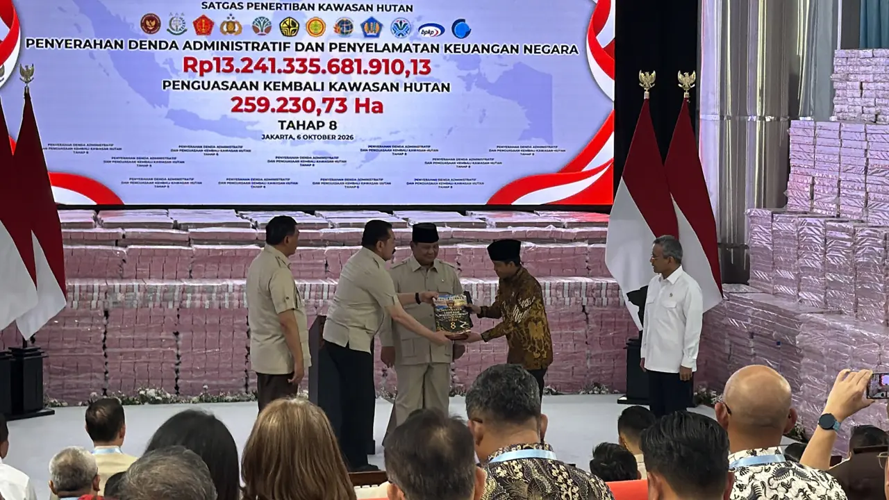 Prabowo Mengungkap Penyelamatan Rp52 Triliun Uang Negara dari Penertiban Kawasan Hutan